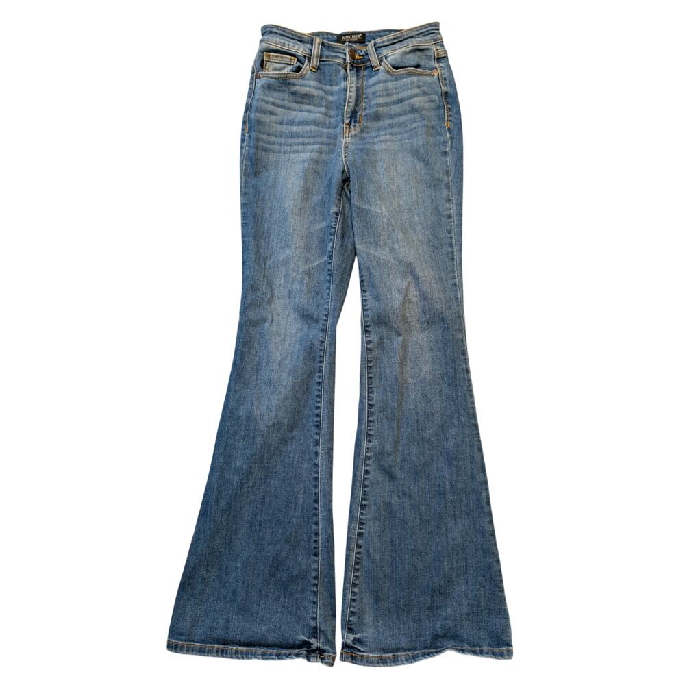 Judy Blue Women's High Rise Flare Leg Blue Denim Jeans Size 5/27